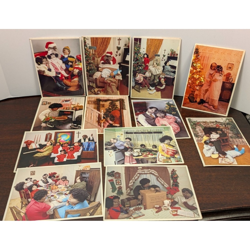 Vintage 1980s Christmas Greeting Card Ephemera Lot Cheryl Munson Aunty Cheryl